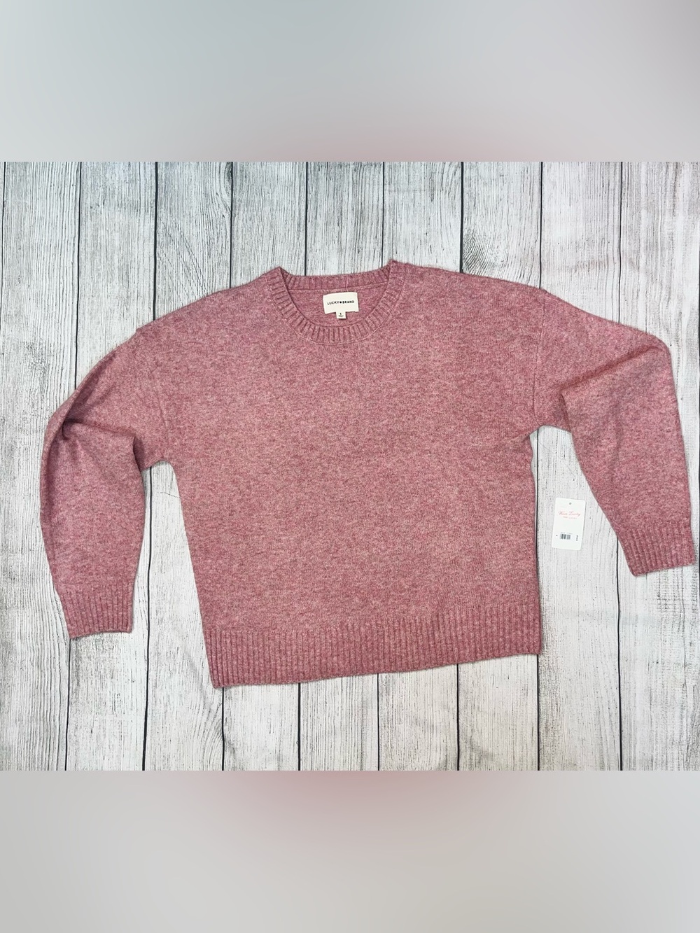 Lucky Brand Heathered Rose Sweater